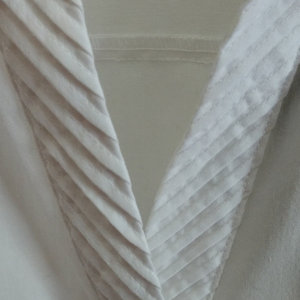 Zac & Rachel Pleated Placket Princess Seamed COTTON blend blouse - Picture 1 of 5